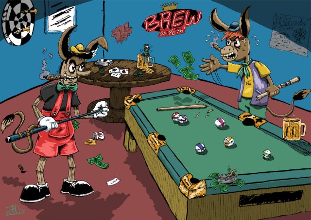 donkeys pinochio tavern pleasure island burros dos pool bar billiards